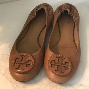 Tory Burch Caramel Flats